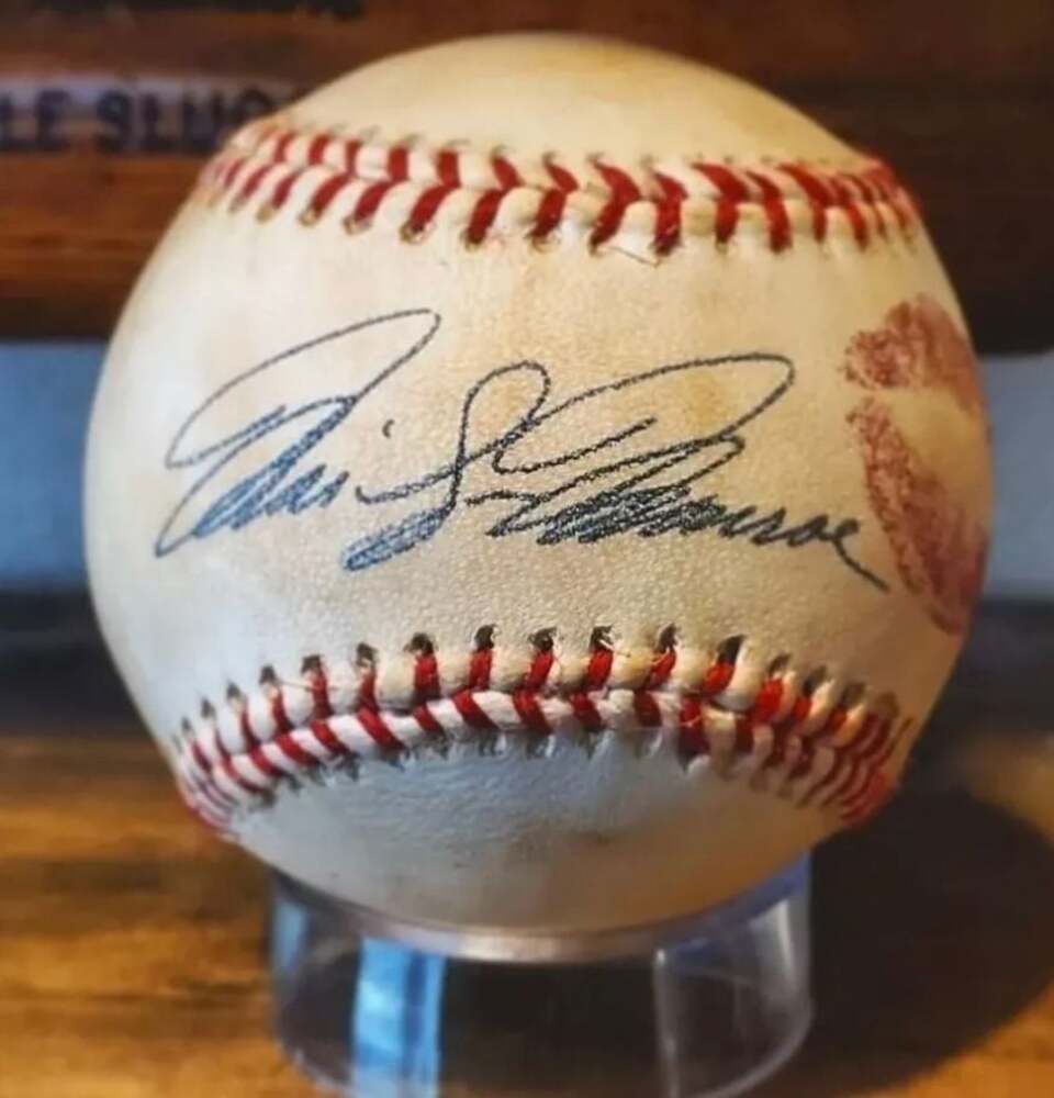 Marilyn Monroe Signed Replica Baseball